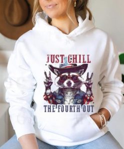 Raccoon Just Chill The Fourth Out Shirt