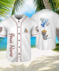 Ratatouille Remy Remy Little Chef Balloon Mickey Ears Custom Disney Baseball Jersey