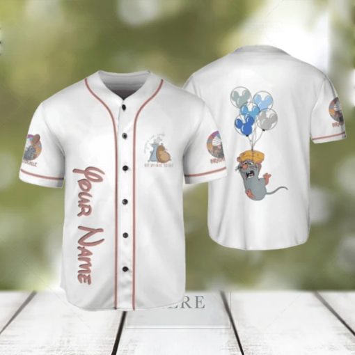 Ratatouille Remy Remy Little Chef Balloon Mickey Ears Custom Disney Baseball Jersey