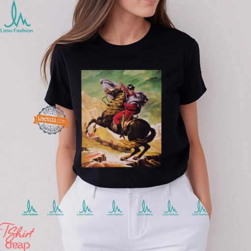 Raul Julia As M Bison Crossing The Alps Tee Shirt