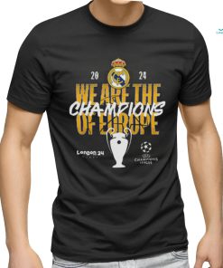 Real Madrid 2024 We Are The Champions Of Europe shirt