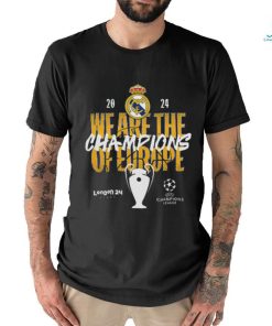 Real Madrid 2024 We Are The Champions Of Europe shirt