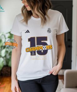 Real Madrid Adidas 2024 Uefa Champions League Champions T Shirt