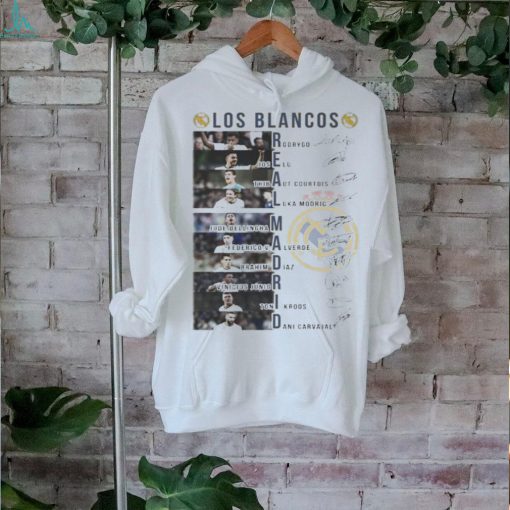 Real Madrid Team Players Los Blancos 2024 Signatures shirt