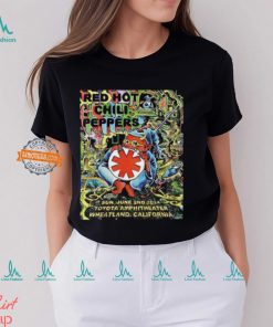 Red Hot Chili Peppers Concert Poster For Tonight Show In Wheatland CA At Toyota Amphitheatre On Sunday June 2nd 2024 T Shirt