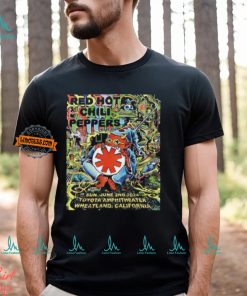 Red Hot Chili Peppers Concert Poster For Tonight Show In Wheatland CA At Toyota Amphitheatre On Sunday June 2nd 2024 T Shirt