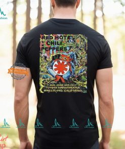 Red Hot Chili Peppers Concert Poster For Tonight Show In Wheatland CA At Toyota Amphitheatre On Sunday June 2nd 2024 T Shirt
