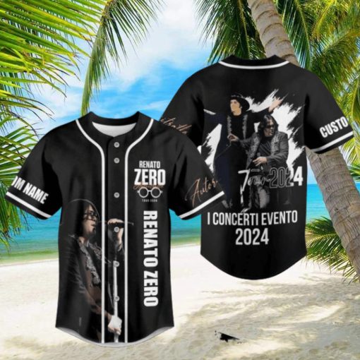 Renato Zero I Concerti Evento Tour 2024 Custom Baseball Jersey