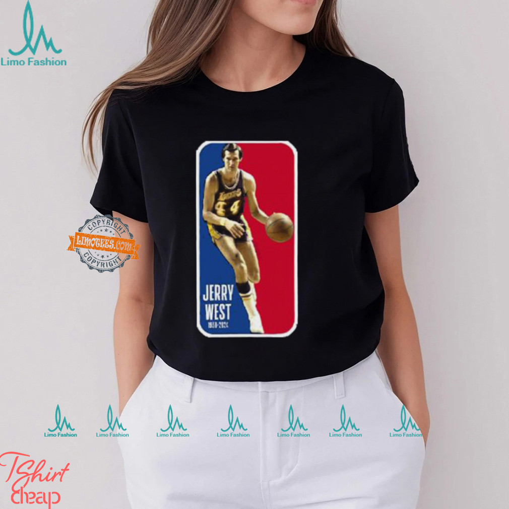 Rest In Peace Paying Our Respects To The Logo Jerry West The Basketball Hall Of Famer And Inspiration For The NBA Logo Vintage T Shirt