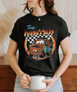 Retro 90s Tow Mater Checkerboard Racing Shirt