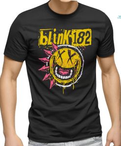 Retro Punk Smiley Face Blink 182 shirt