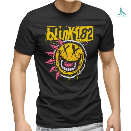 Retro Punk Smiley Face Blink 182 shirt