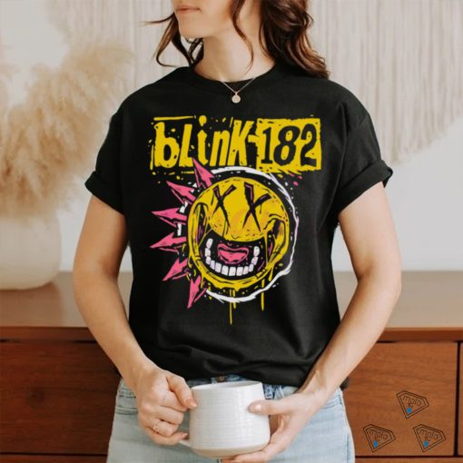 Retro Punk Smiley Face Blink 182 shirt