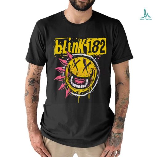 Retro Punk Smiley Face Blink 182 shirt