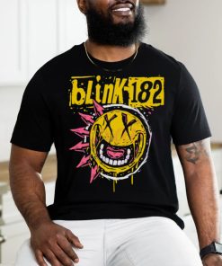 Retro Punk Smiley Face Blink 182 shirt