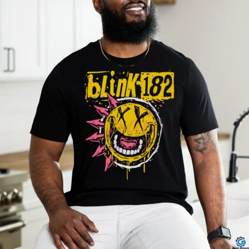 Retro Punk Smiley Face Blink 182 shirt