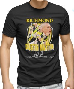 Richmond Dustin Martin Thank You For The Memories T Shirt