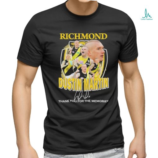 Richmond Dustin Martin Thank You For The Memories T Shirt