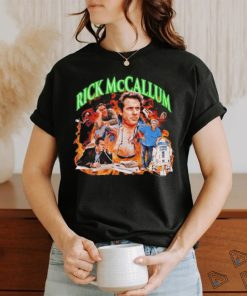 Rick McCallum fire graphic shirt