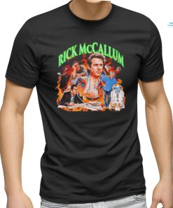 Rick McCallum fire graphic shirt