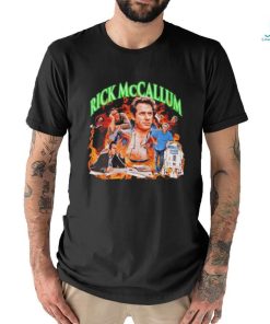 Rick McCallum fire graphic shirt