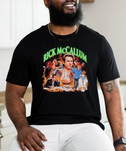 Rick McCallum fire graphic shirt