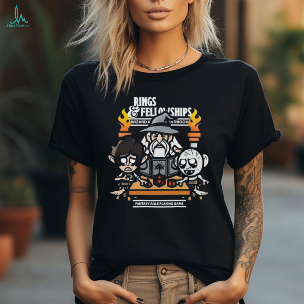 Rings And Fellowships Fantasy Role Playing Game Shirts