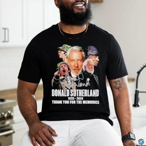 Rip Donald Sutherland 1935 2024 Thank You For The Memories Signature Shirt