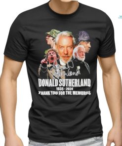 Rip Donald Sutherland 1935 2024 Thank You For The Memories Signature Shirt