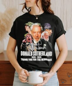 Rip Donald Sutherland 1935 2024 Thank You For The Memories Signature Shirt