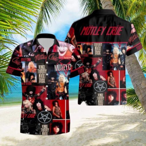 Rock Band Motley Crue Tropical All Over Printed Hawaiian Shirt and Beach Short