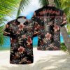 Black Cat Tropical Floral Buffalo Bills Hawaiian Shirt