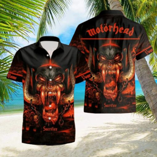 Rock Band Motorhead Sacrifice Tropical All Over Printed Hawaiian Shirt and Beach Short