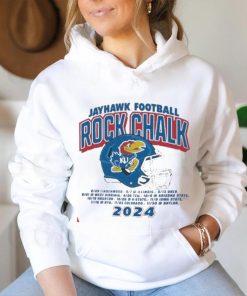 Rock Chalk Kansas Jayhawks Kingdom Football Schedule shirt