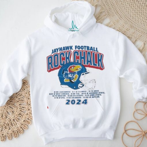 Rock Chalk Kansas Jayhawks Kingdom Football Schedule  shirt