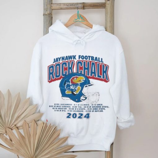 Rock Chalk Kansas Jayhawks Kingdom Football Schedule  shirt