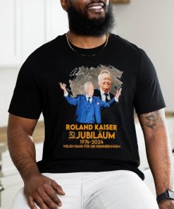 Roland Kaiser RK50 Jahre Jubiläum 1974 2024 Signature Shirt