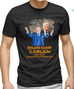 Roland Kaiser RK50 Jahre Jubiläum 1974 2024 Signature Shirt