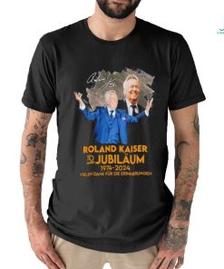 Roland Kaiser RK50 Jahre Jubiläum 1974 2024 Signature Shirt