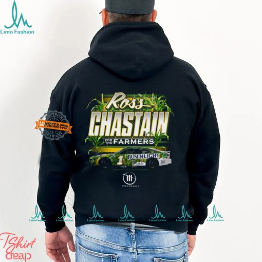 Ross Chastain Trackhouse Racing Team Collection For The Farmers Busch Light Car T Shirt