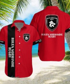 Rouen Normandie Rugby Combo Hawaiian Shirt And Shorts For Men Women Summer Beach