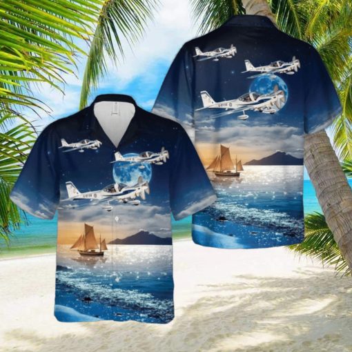 Royal Air Force Grob Tutor T.Mk 1 Hawaiian Shirt