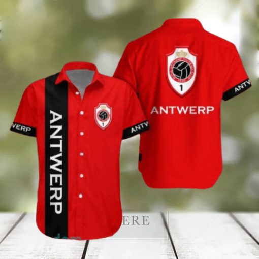 Royal Antwerp F.C Combo Hawaiian Shirt And Shorts For Men Women Summer Beach