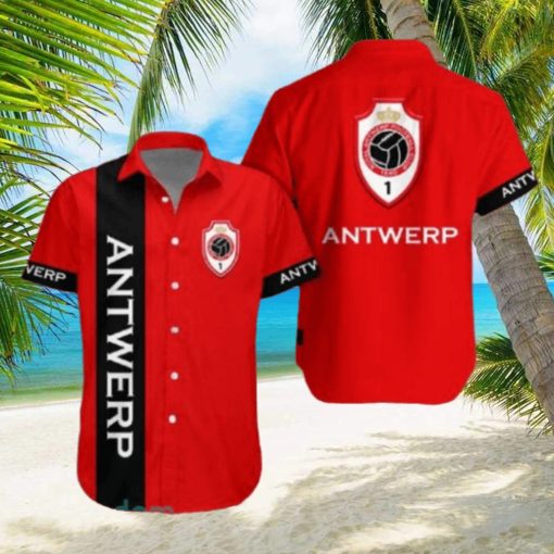 Royal Antwerp F.C Combo Hawaiian Shirt And Shorts For Men Women Summer Beach