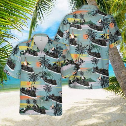 Royal Marines Inflatable Raiding Craft (IRC) Hawaiian Shirt