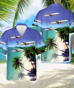 SAS Scandinavian Airlines Boeing 737 800 airplane Hawaiian Shirt Tropical Summer