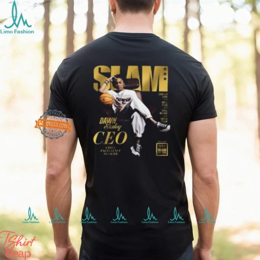 SLAM 250 Covers Dawn Staley CEO Chief Excellence Officer South Carolina Coach And Three Time National Champion Gold Metal Editions Classic t sHIRT