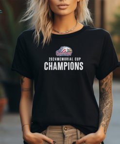 Saginaw Spirit Champions 2024 Couple Memorial Cup Shirt