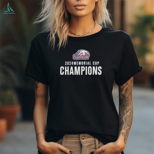 Saginaw Spirit Champions 2024 Couple Memorial Cup Shirt