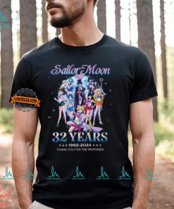 Sailor Moon 32 Years 1992 2024 Thank You For The Memories T Shirt